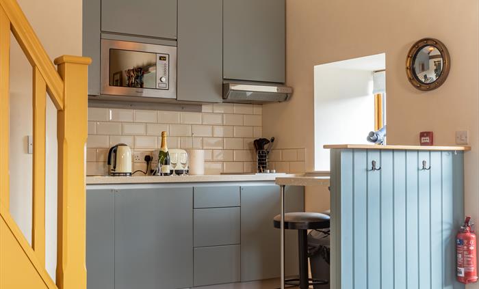 First floor apartment, converted from a 200 year old granary store